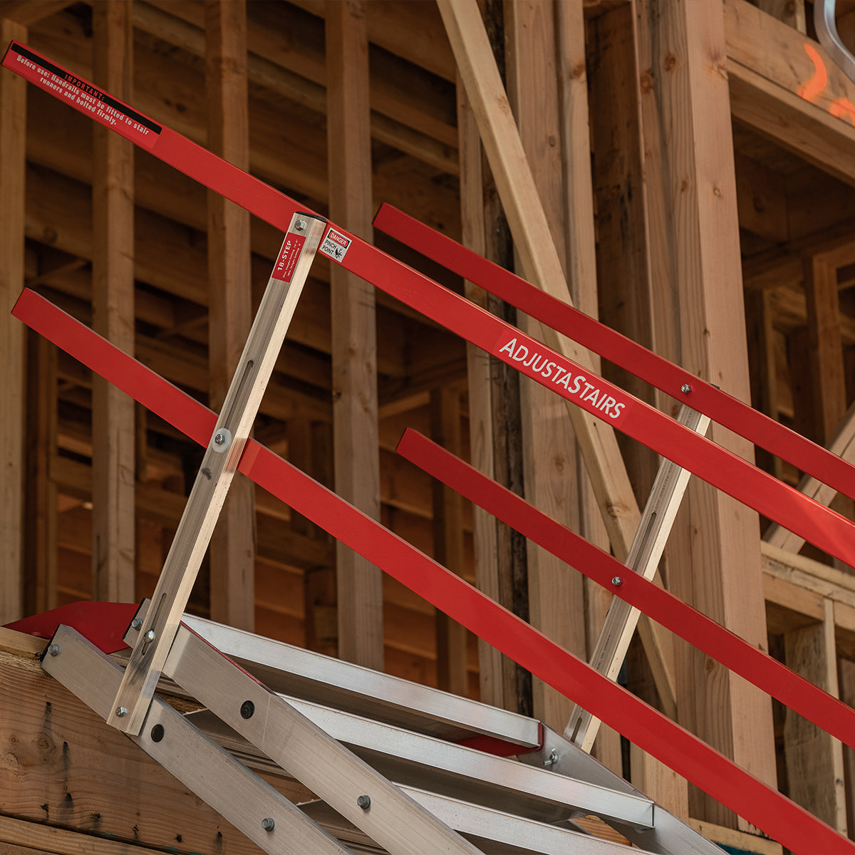AdjustaStairs | Height-Adjustable Temporary Access Stairs