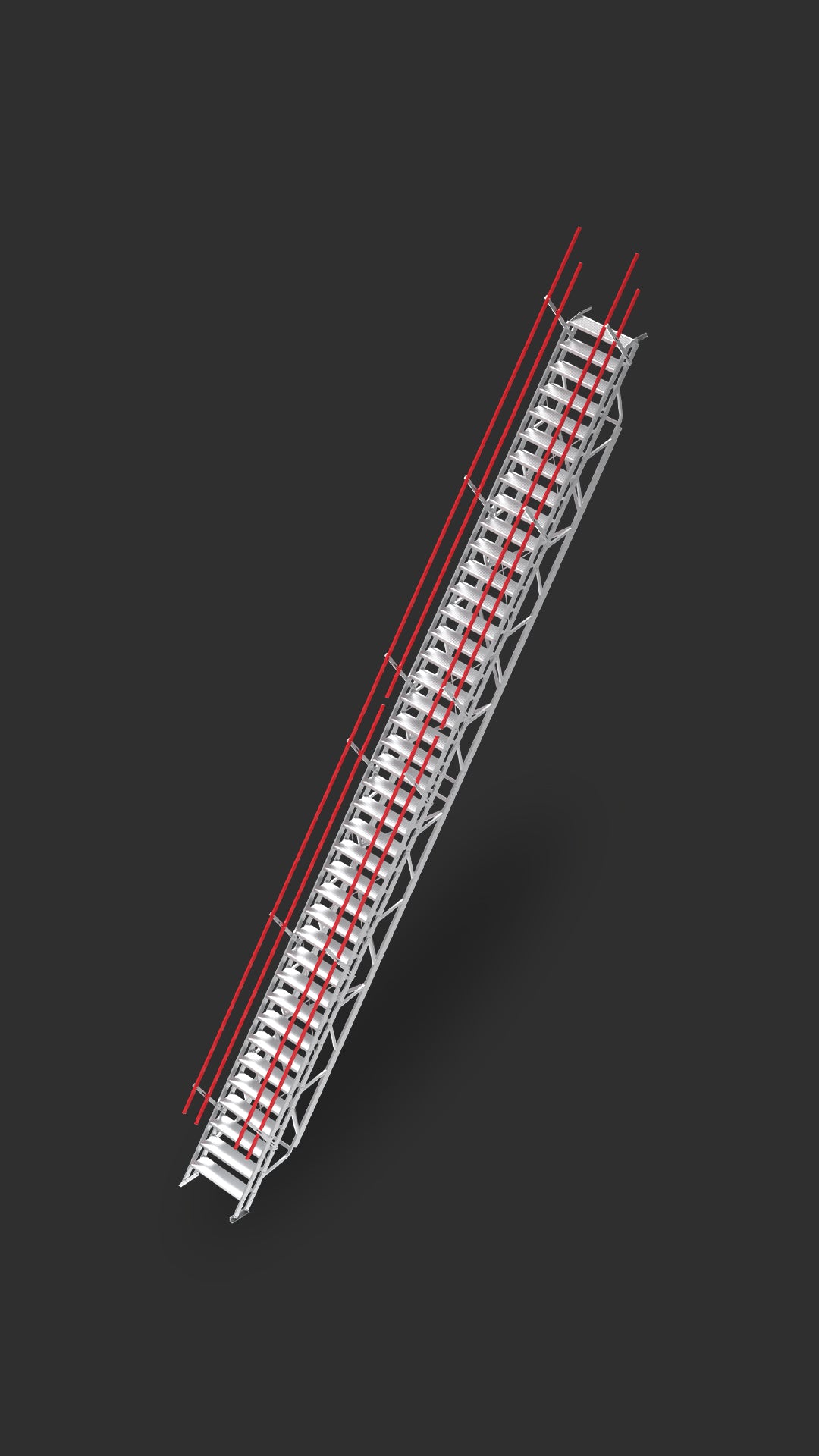 High-Access AdjustaStairs™ with Truss