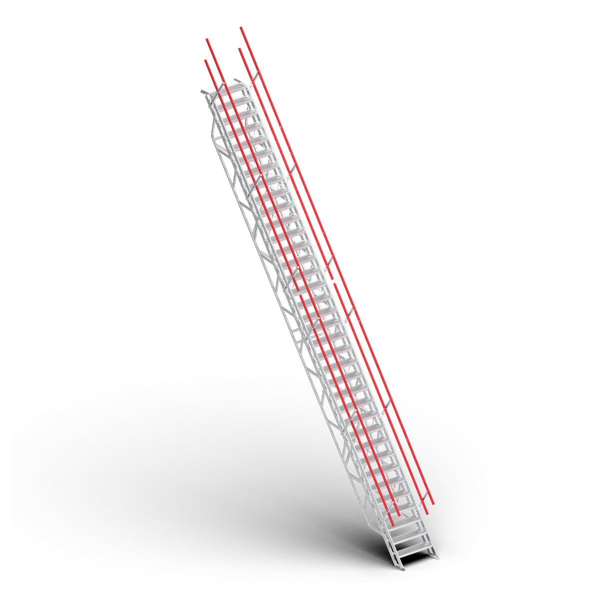 AdjustaStairs II | Temporary Stair Access for Elevated Heights (16’–32’)